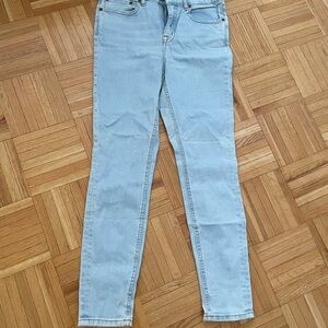 Frank & Oak Light Blue Straight Leg Jeans
